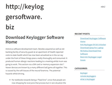 Tablet Screenshot of keyloggersoftware.biz